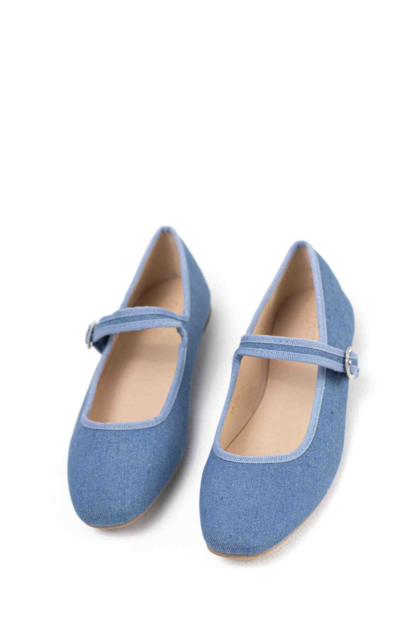 Merceditas Mary Jane para mujer efecto satinado