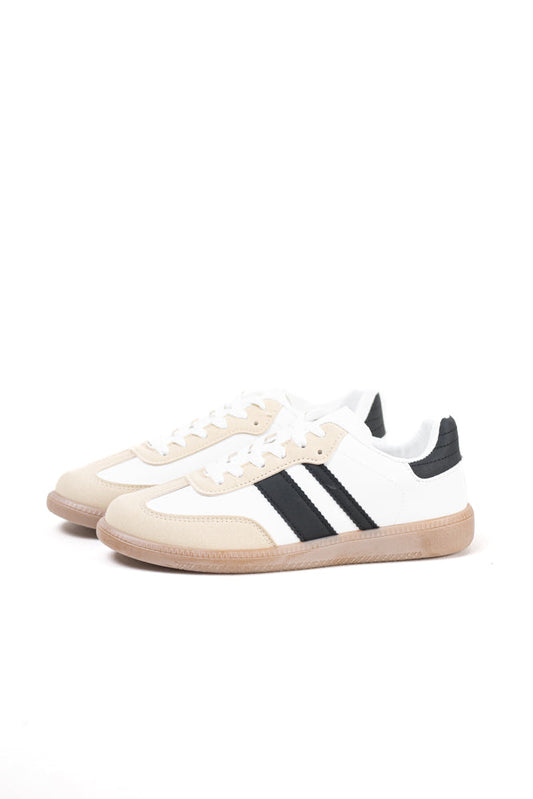 Zapatillas retro mujer con cordones