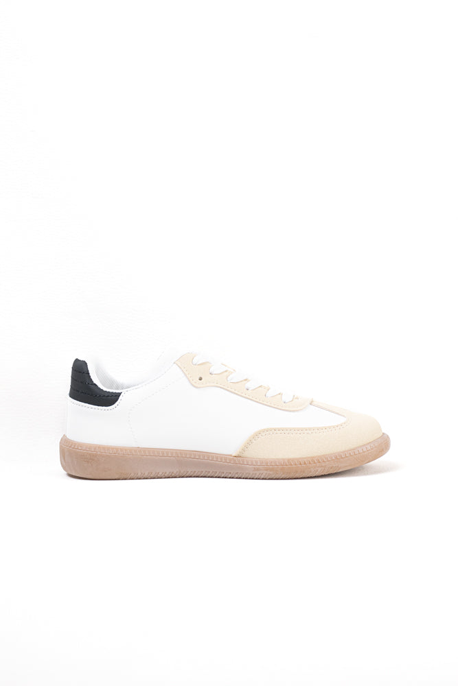 Zapatillas retro mujer con cordones