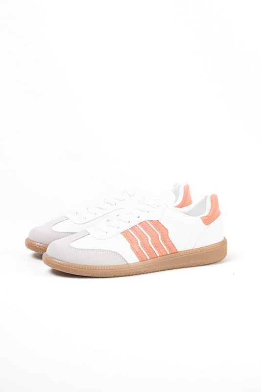 Zapatillas retro mujer con cordones suela flexible