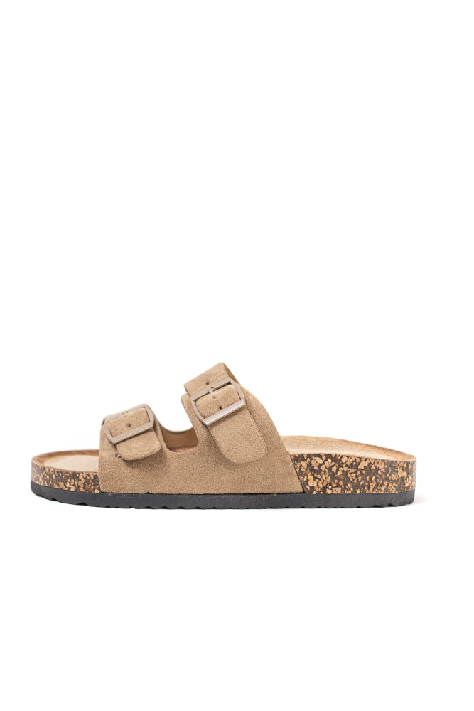 Sandalias doble hebillas mujer con suela flexible y plantilla acolchada