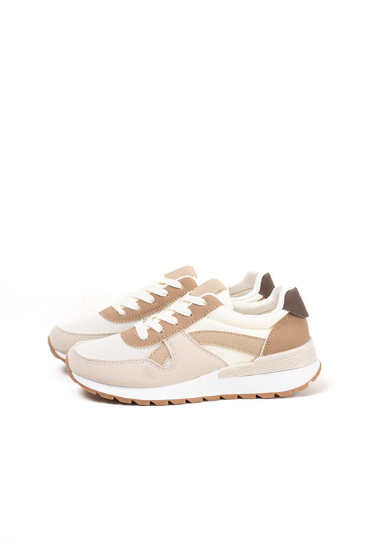 Zapatillas deportivas para mujer en tonos tierra, estilo natural y confort duradero para el día a día