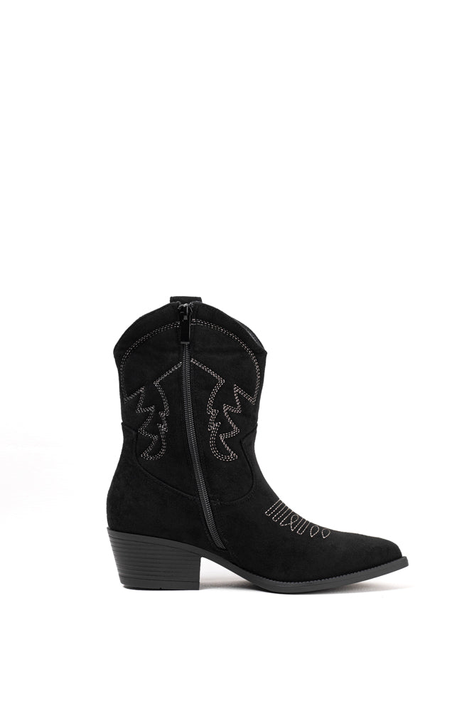 Botas Cowboy de gamuza beige para mujer, elegancia rústica con un toque de confort moderno