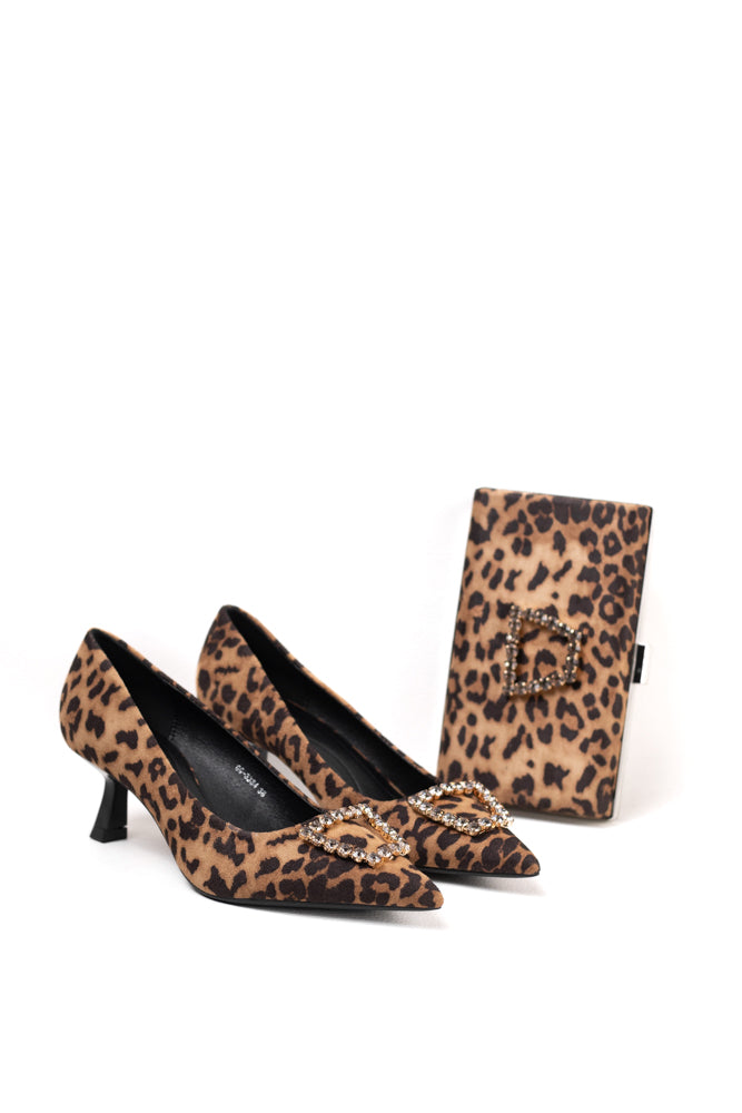 Zapatos de tacón negro para mujer con adornos de pedrería, elegancia clásica para noches de gala