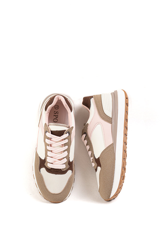 Zapatillas deportivas para mujer en tonos pastel, comodidad y estilo para el día a día