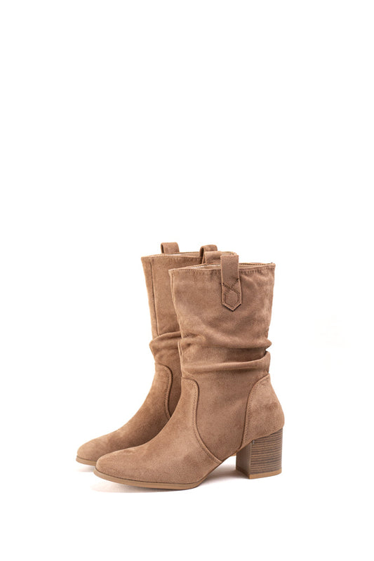 Botas de gamuza para Mujer, elegancia suave y versátil para el otoño