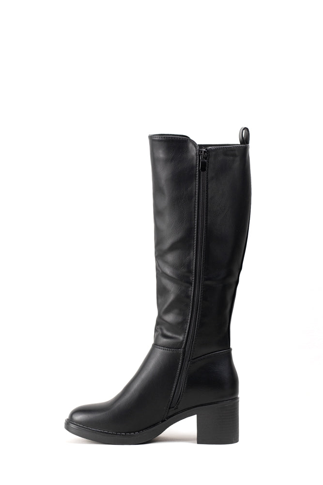 Botas de montar elásticas  para mujer, elegancia atemporal