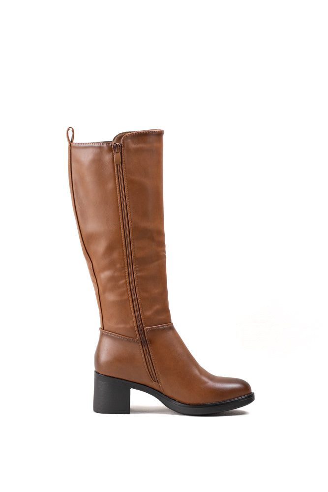 Botas de montar elásticas  para mujer, elegancia atemporal