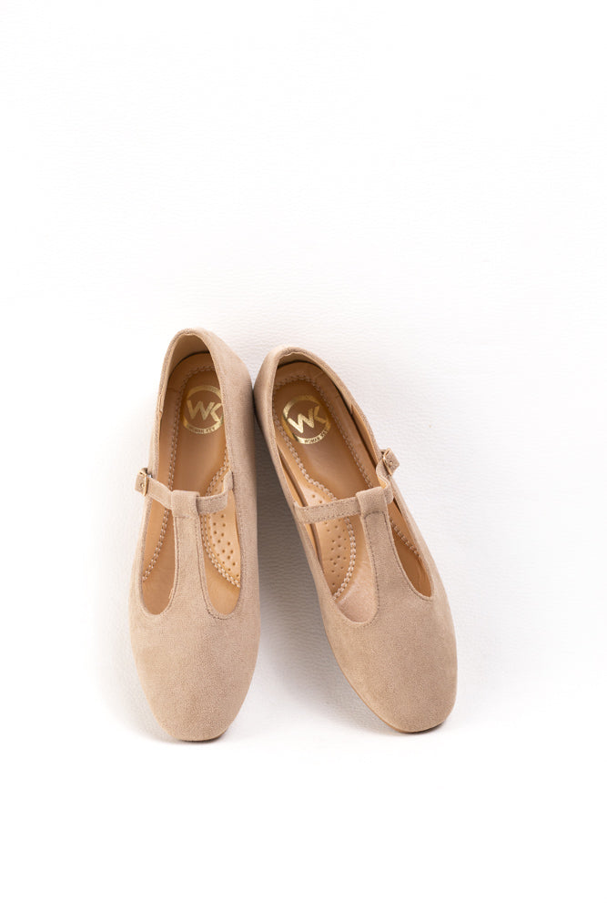 Zapatos Mary Jane de gamuza para mujer, elegancia y comodidad clásica