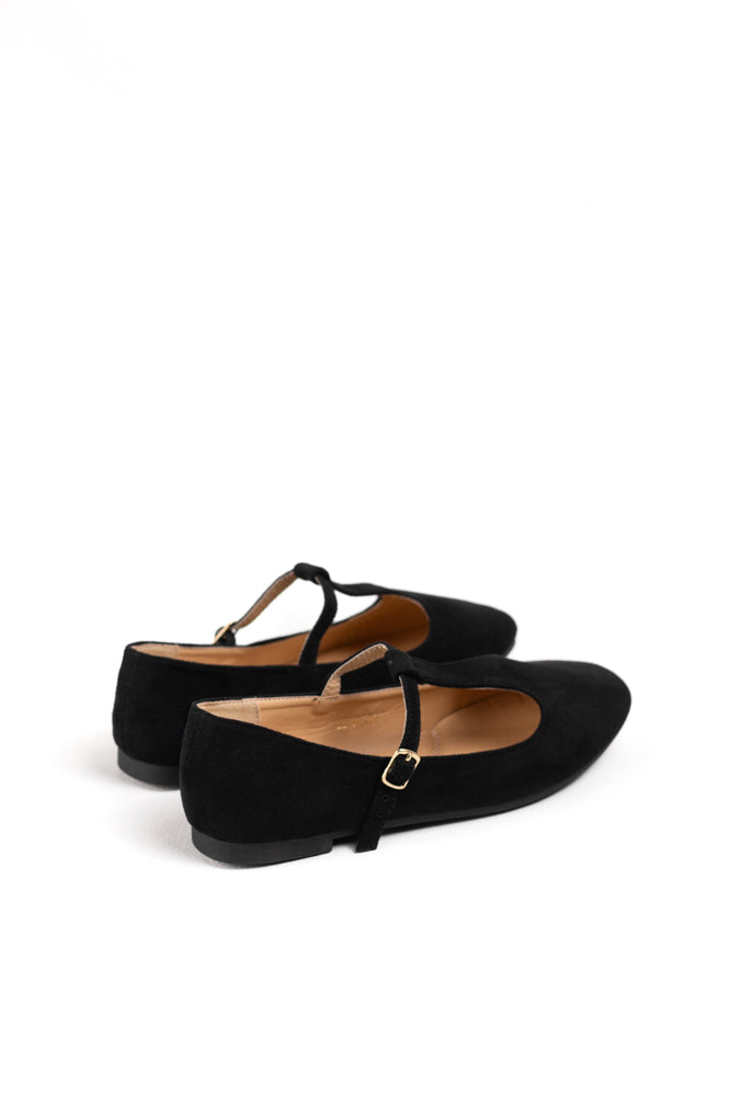 Zapatos Mary Jane de gamuza para mujer, elegancia y comodidad clásica