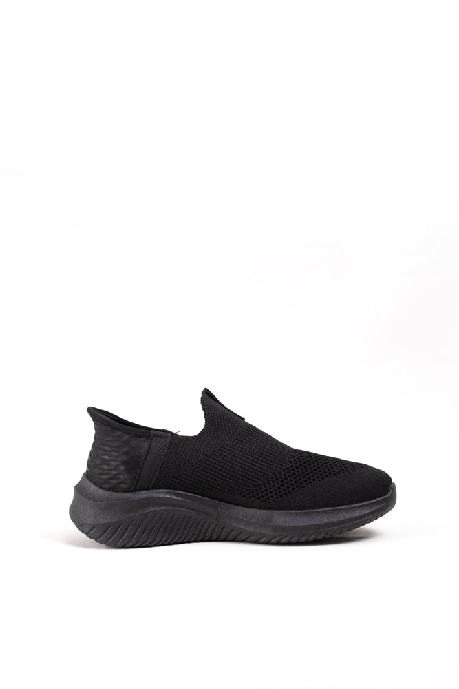 Zapatillas Deportivas Slip-On Negras para Mujer, comodidad y estilo moderno