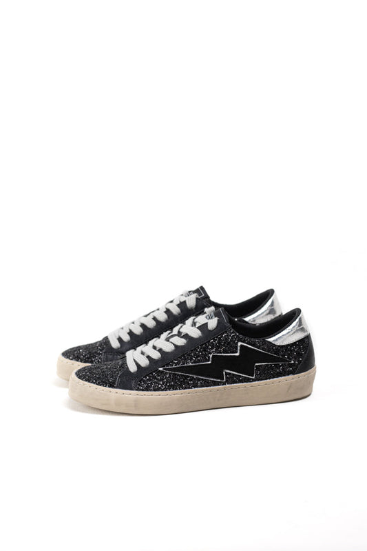 Zapatillas Casual para Mujer con Detalles Brillantes y Estrella Azul, combina confort y estilo.Corina