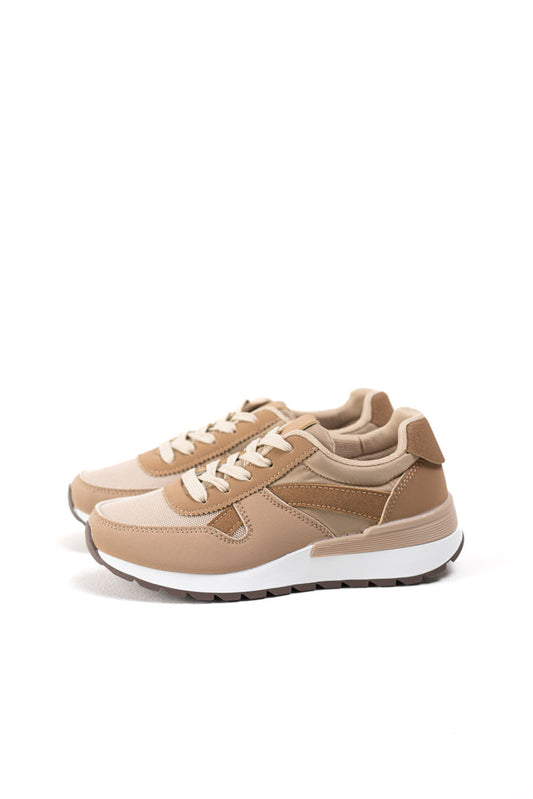 Zapatillas deportivas para mujer en tonos tierra, estilo natural y confort duradero para el día a día