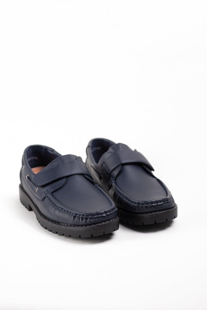 Zapatos Azul Marino  para Hombre con Cierre adhesivo