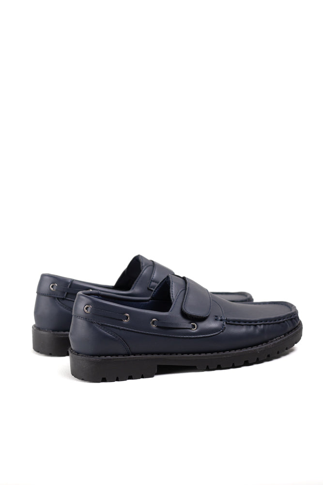 Zapatos Azul Marino  para Hombre con Cierre adhesivo