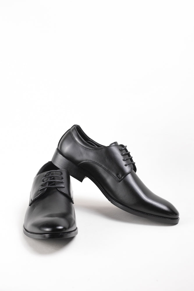 Zapatos de Vestir Negros para Hombre con Cierre de Cordones