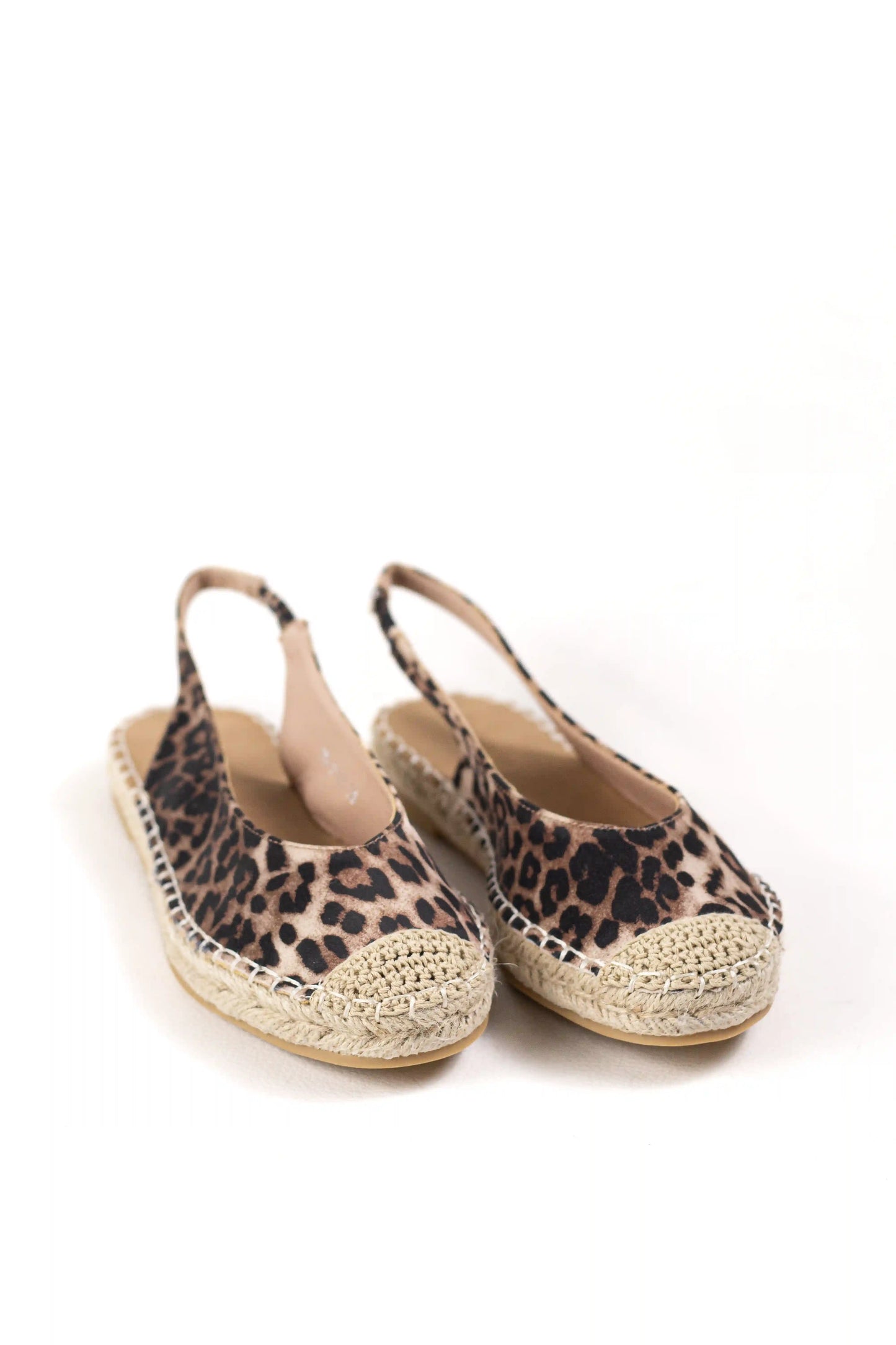 sandalias alpargatas de mujer con suela de esparto y diseno destalonado espartenas color Leopardo talla 39
