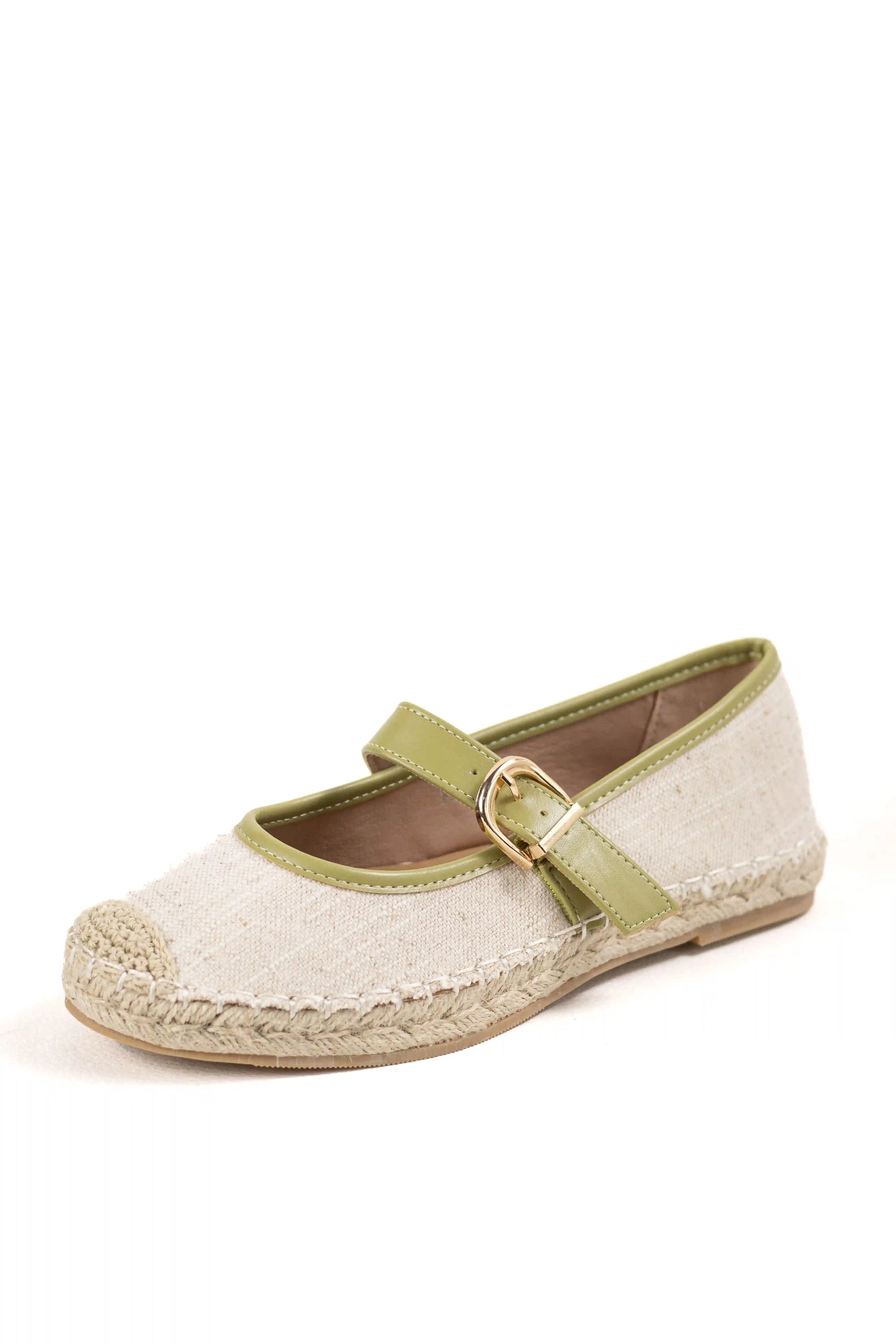 bailarinas con correa y hebilla suela de yute estilo alpargata y puntera cerrada color Negro talla 41