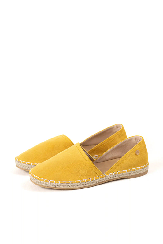 alpargata con suela de yute estilo slip on y puntera cerrada color Verde talla 37