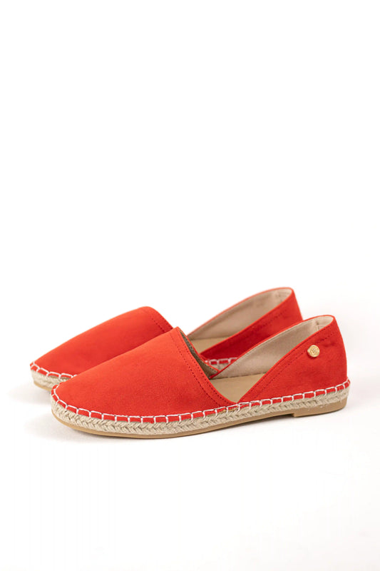 alpargata con suela de yute estilo slip on y puntera cerrada color Amarillas talla 41