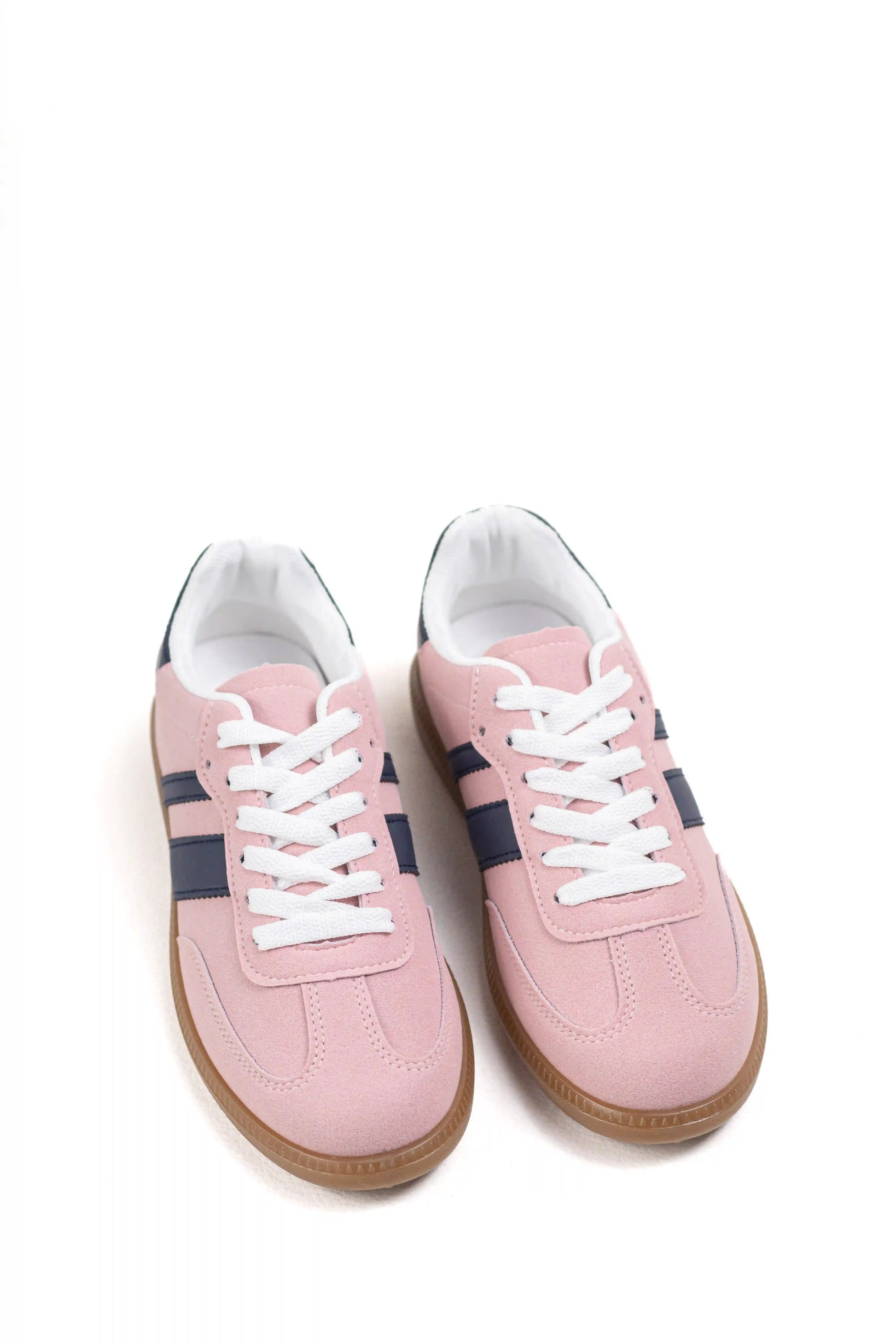 zapatillas deportivas plataforma urbanas de mujer con suela de goma y detalle lateral zapatillas color Azules talla 36