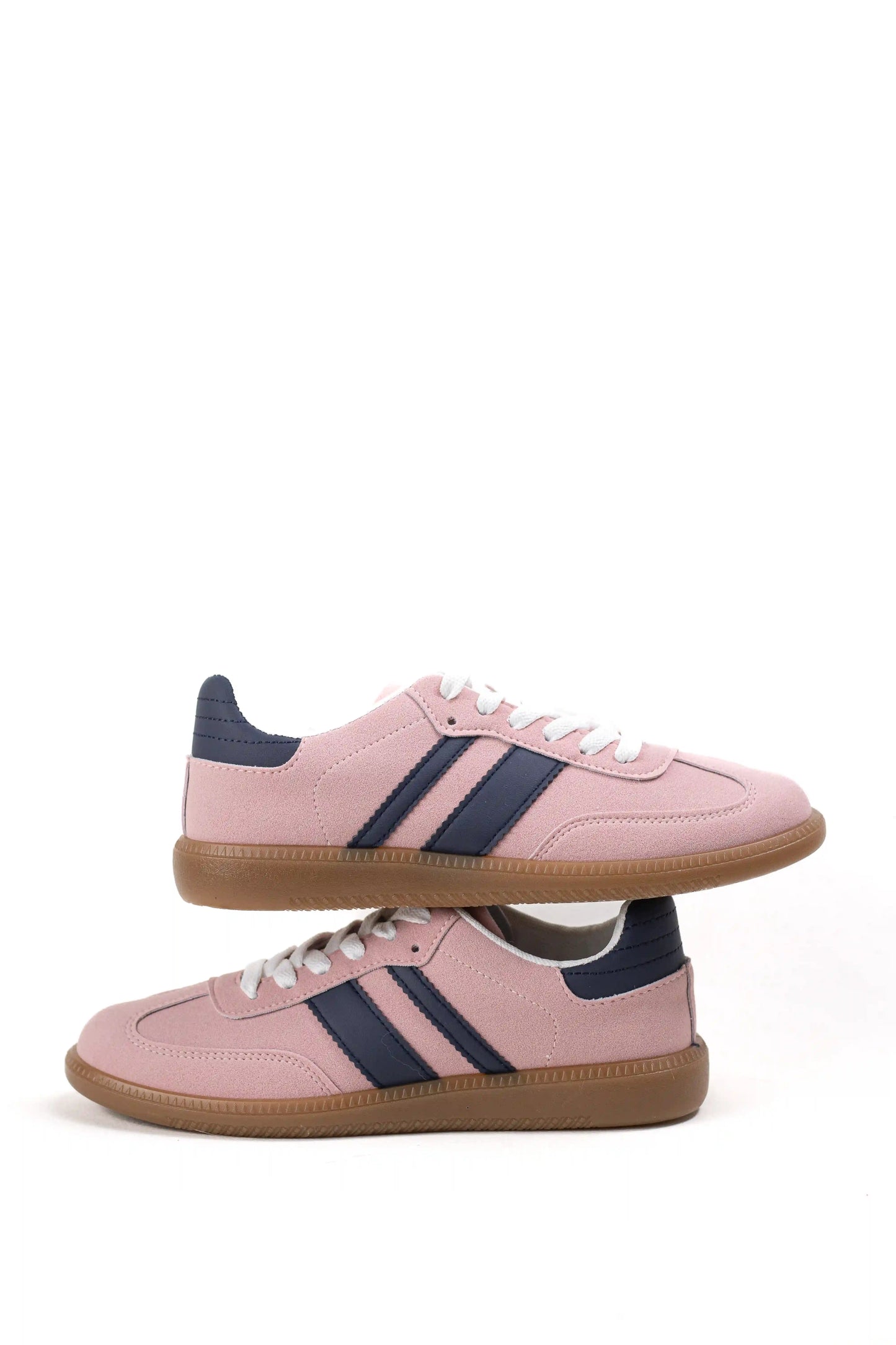 zapatillas deportivas plataforma urbanas de mujer con suela de goma y detalle lateral zapatillas color Azules talla 37
