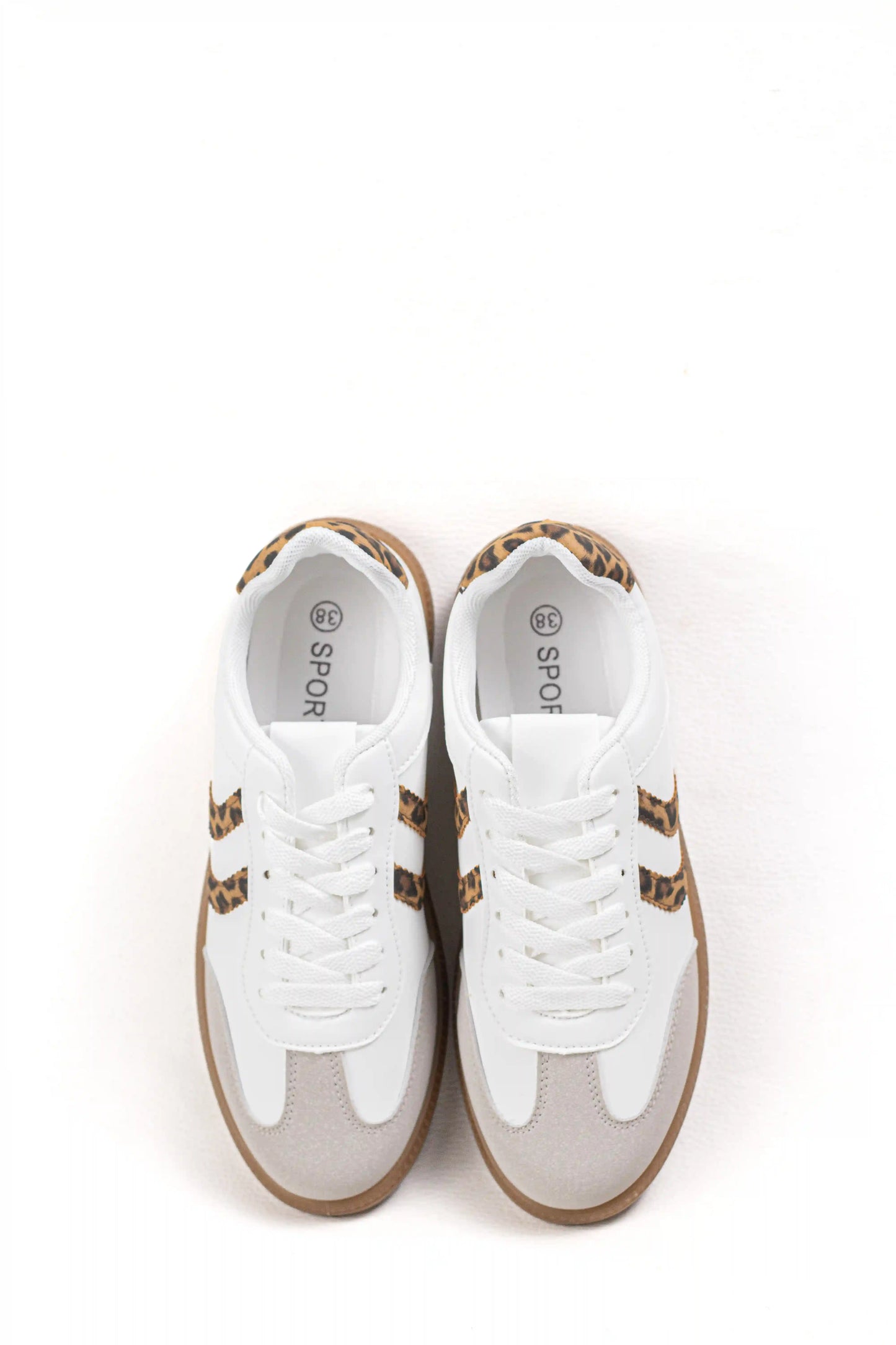 zapatilla deportiva de mujer con estampado animal y suela antideslizante zapatillas color Blancas talla 39