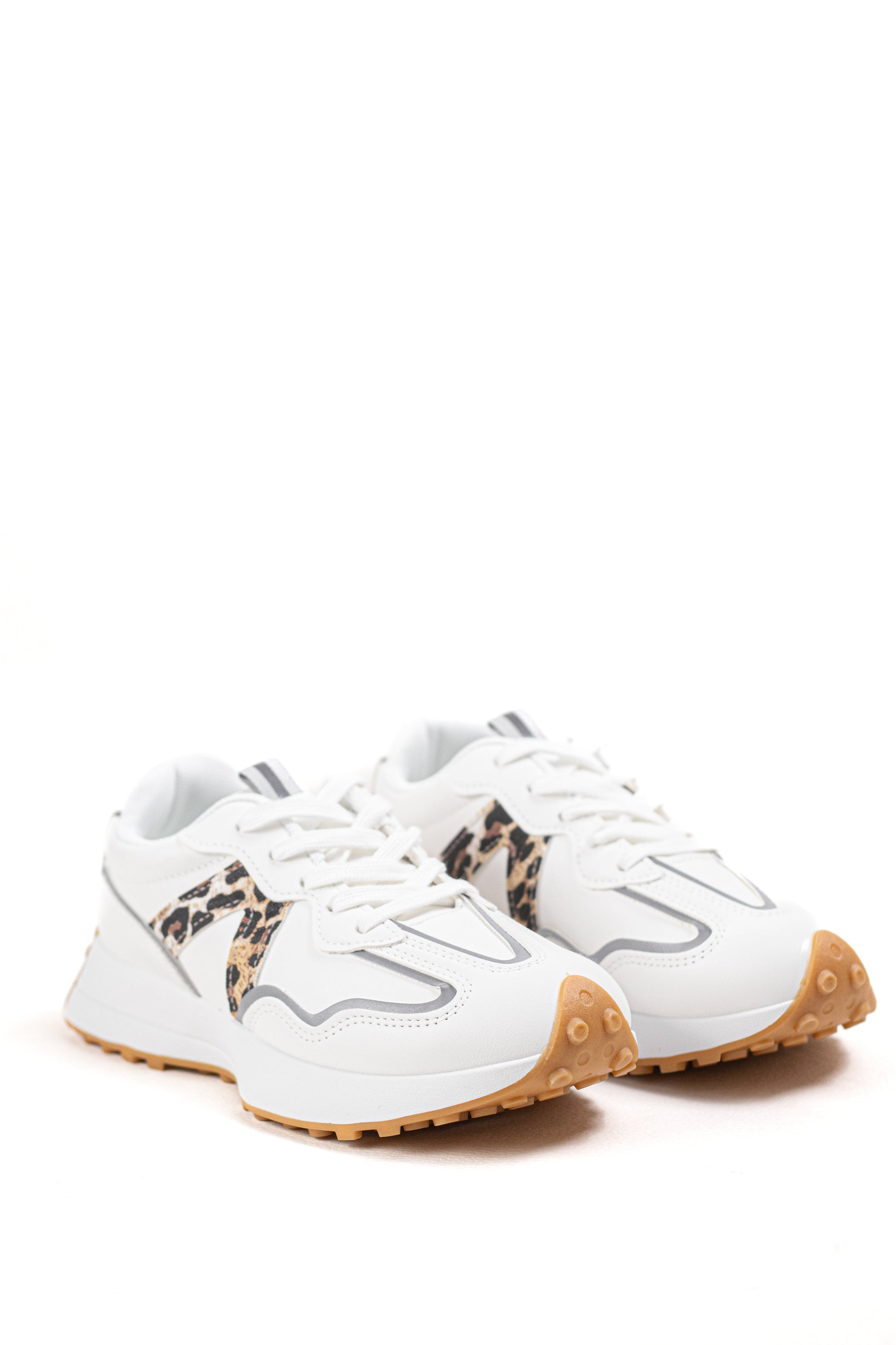 zapatillas deportivas con suela de goma y detalles animal print diseno urbano y comodo zapatillas color leopardo talla 38
