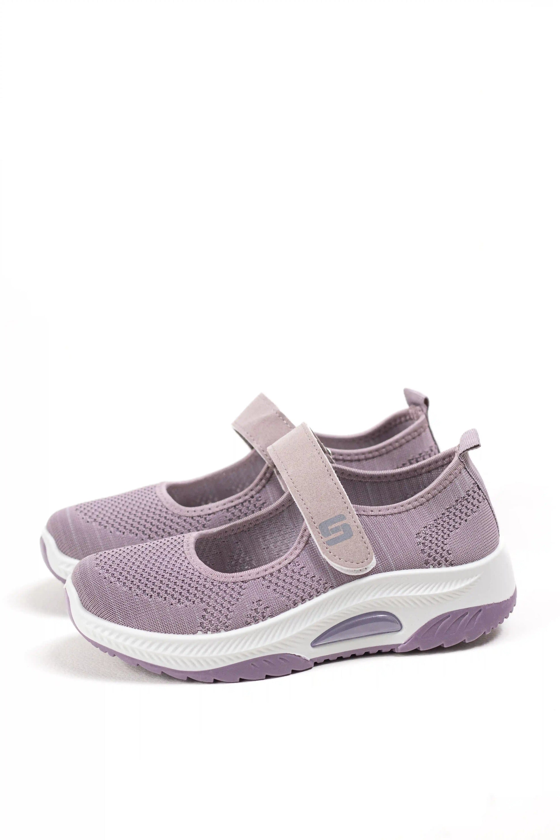 zapatillas deportivas tipo mary jane con suela ligera y ajuste de velcro comodidad y estilo casual zapatillas color Rosas talla 41