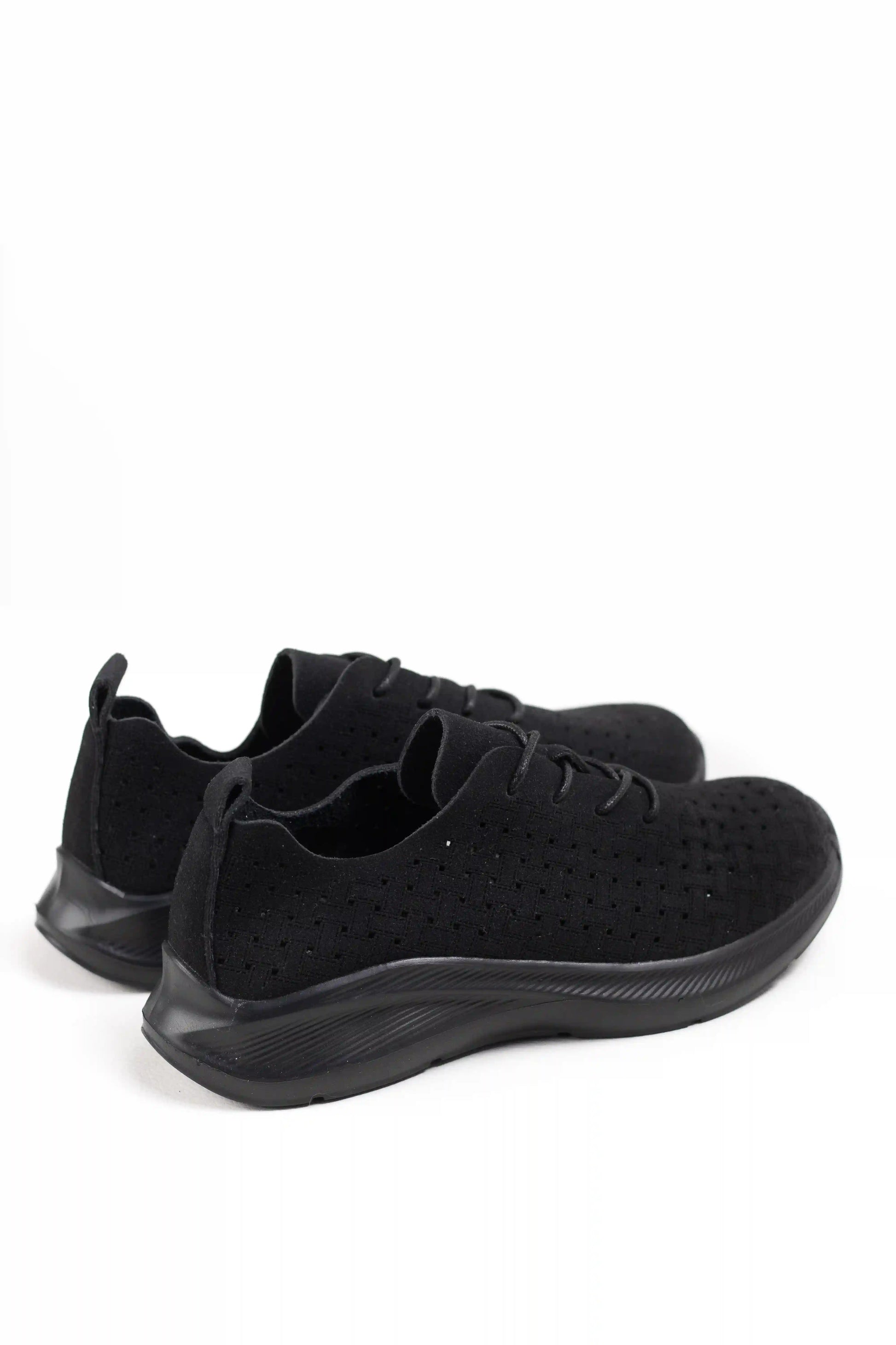 zapatillas deportivas con tejido perforado y suela ligera comodidad y estilo casual color Negro talla 38