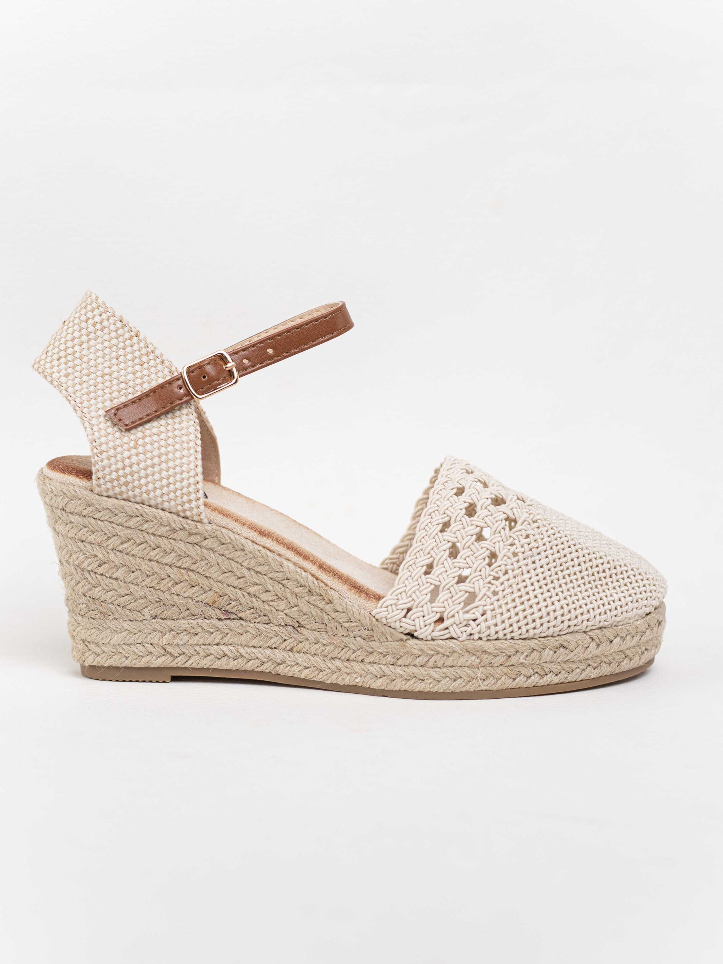 alpargatas crochet mujer cunas de esparto Beige 39