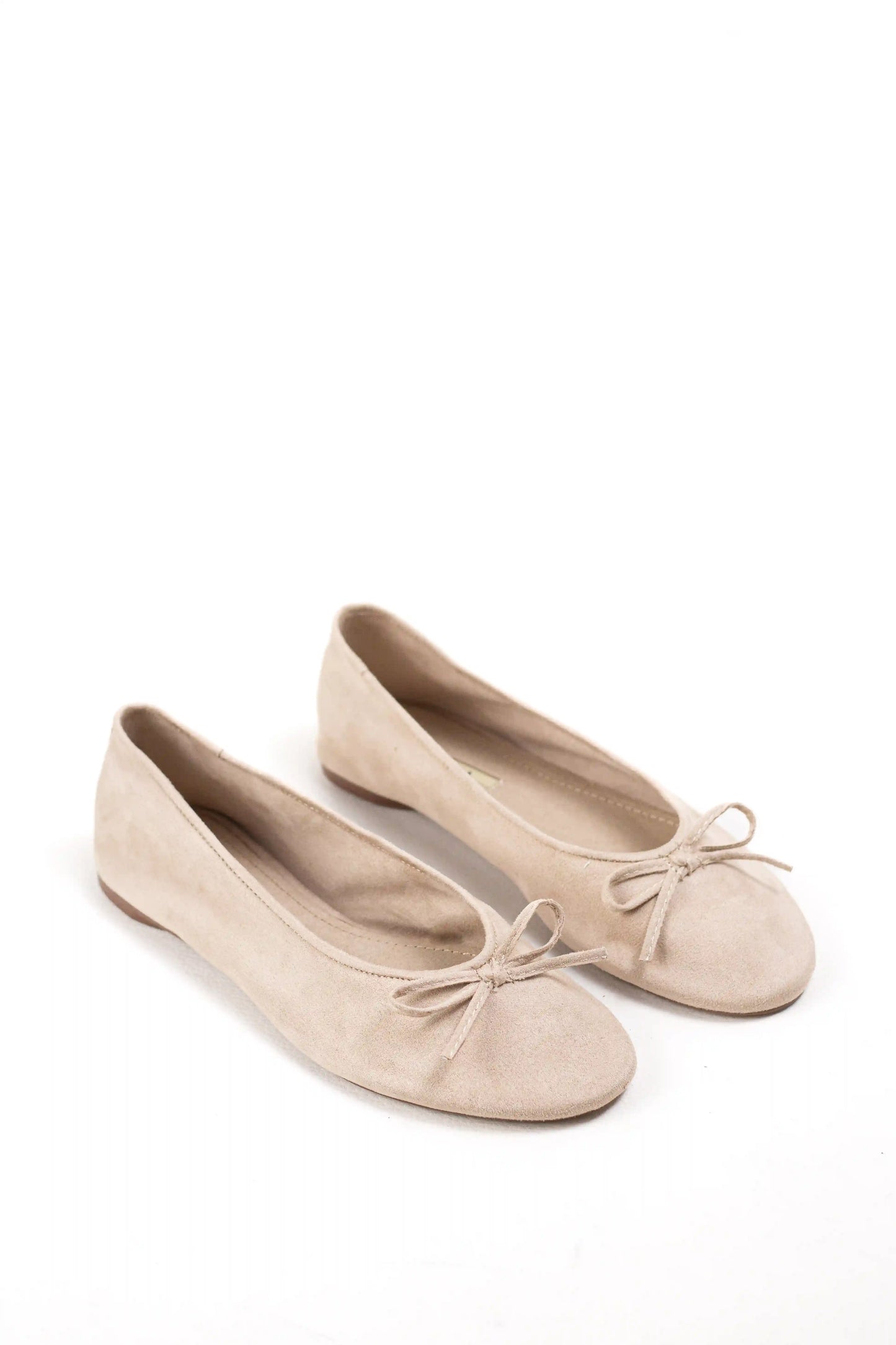 bailarina de ante con punta afilada y lazo decorativo corina color Azul talla 39