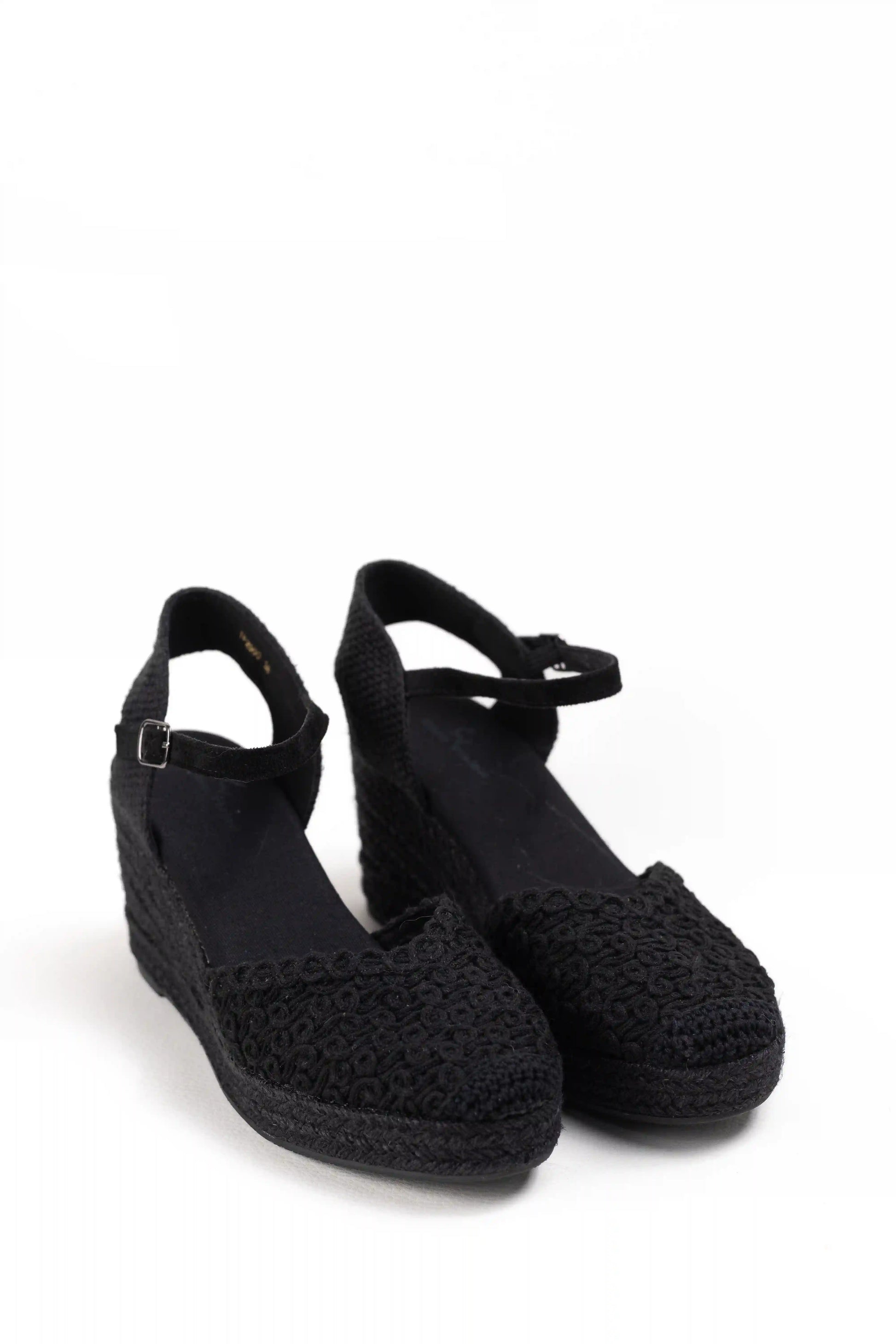 alpargatas de cuna alta de espartos con plataforma diseno crochet sandalias elegantes para verano alpargatas color Beige talla 41