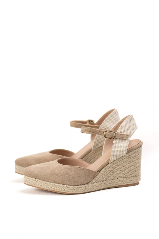alpargatas de cuna con punta afilada y suela de esparto sandalias elegantes para verano alpargatas color Khaki talla 36
