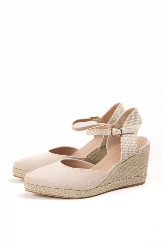 alpargatas de cuna con punta afilada y suela de esparto sandalias elegantes para verano alpargatas color Khaki talla 41