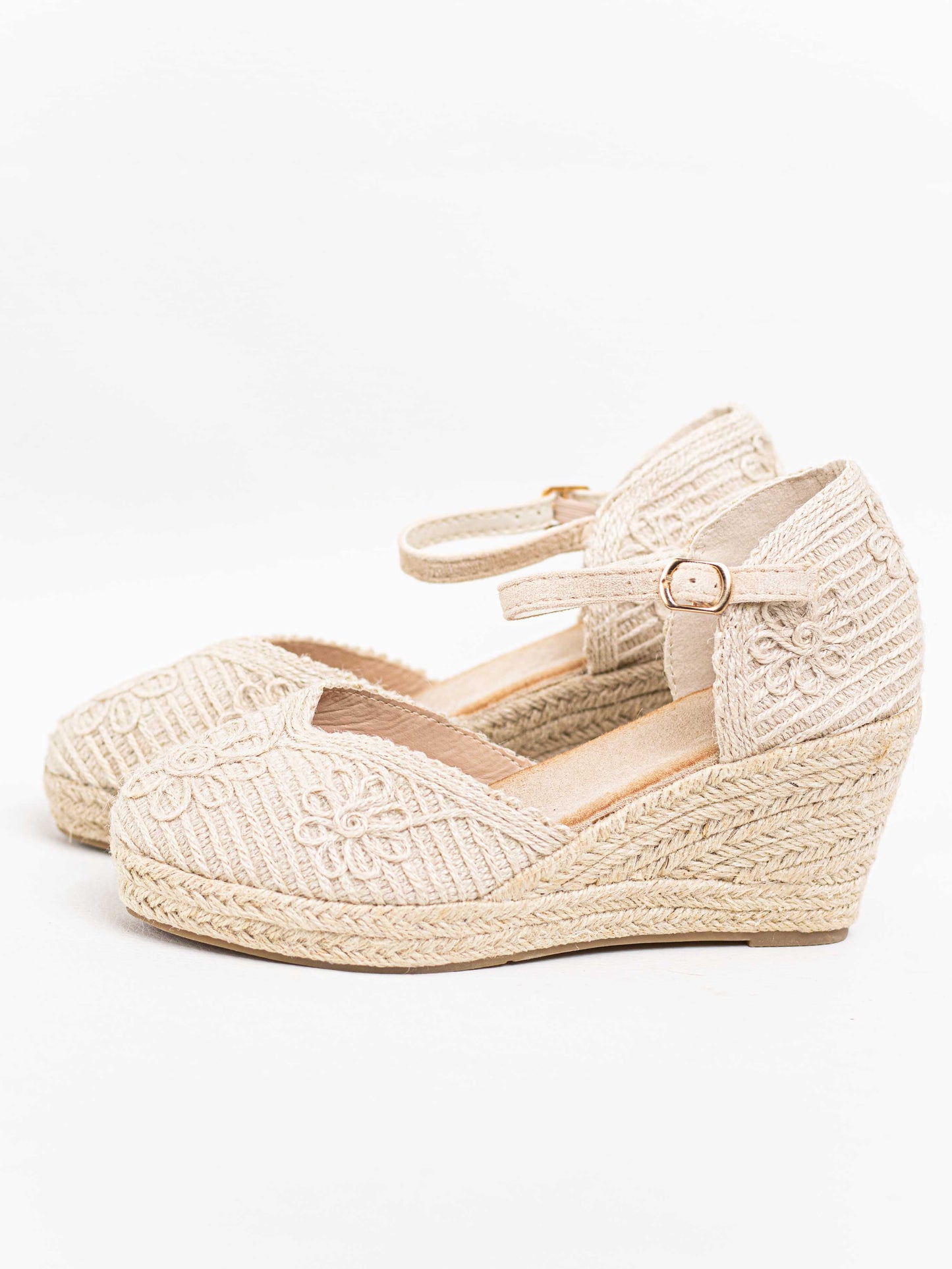 alpargatas cunas crochet Beige 38