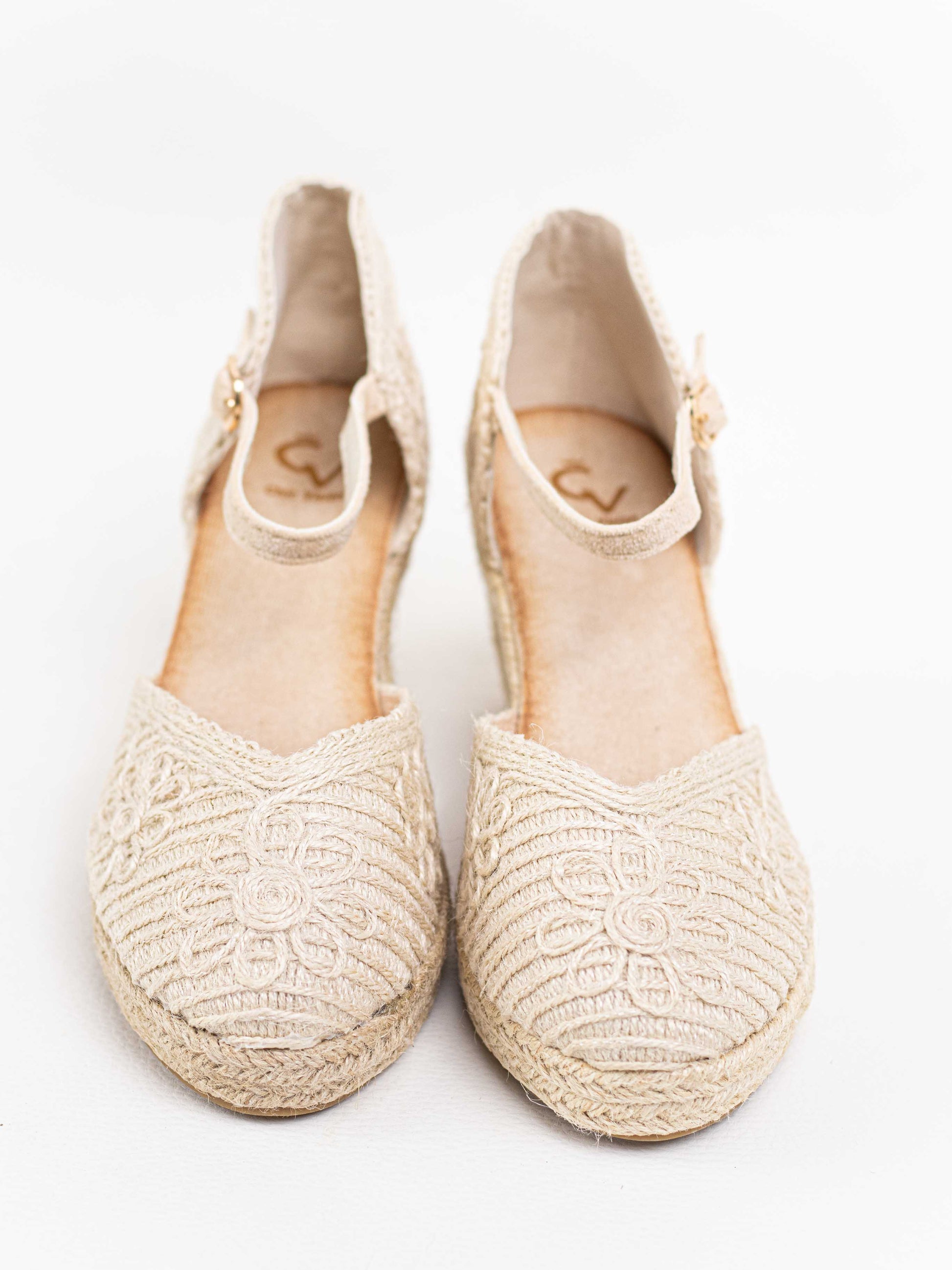 alpargatas cunas crochet Beige 39