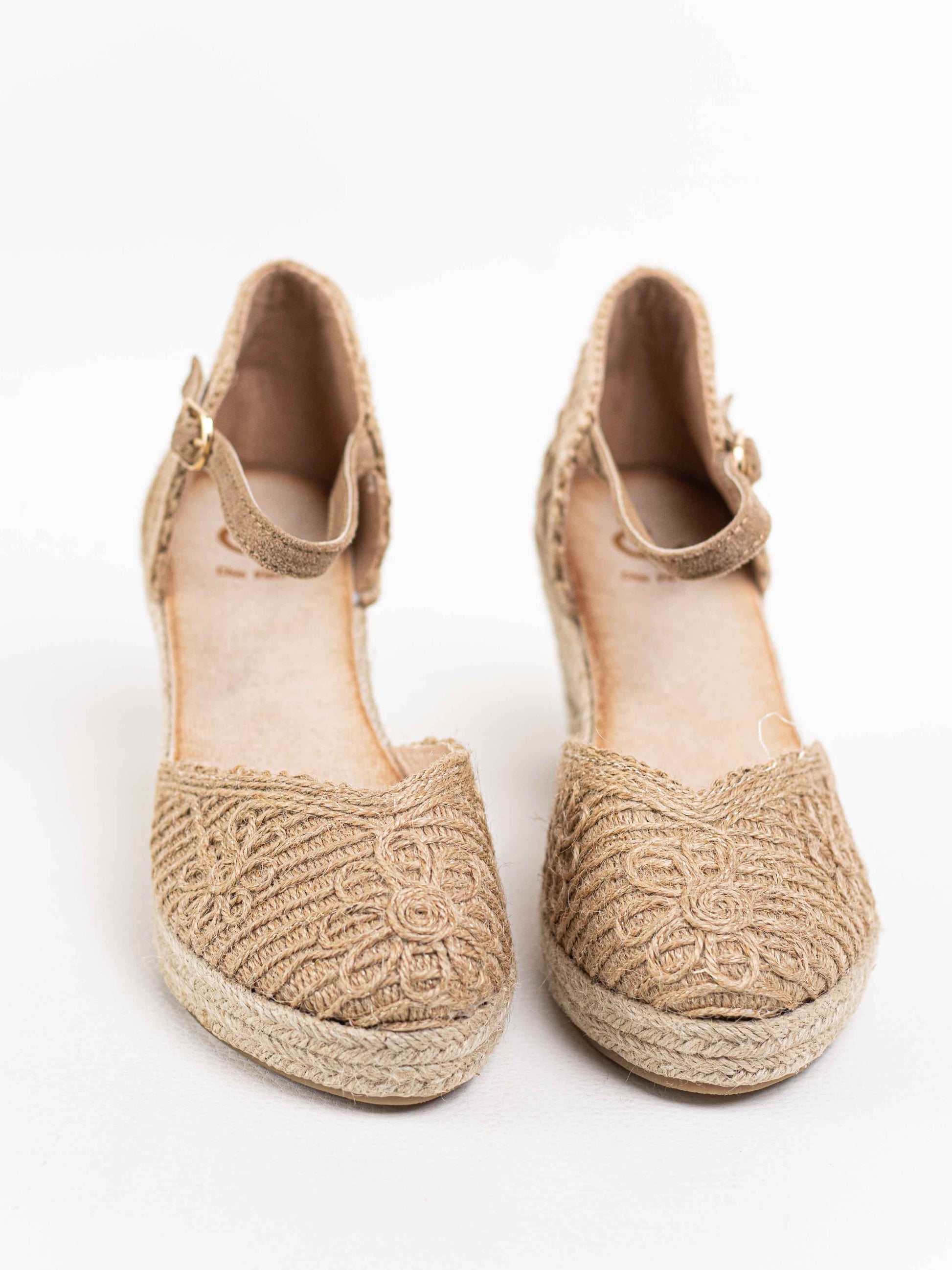 alpargatas cunas crochet Khaki 39