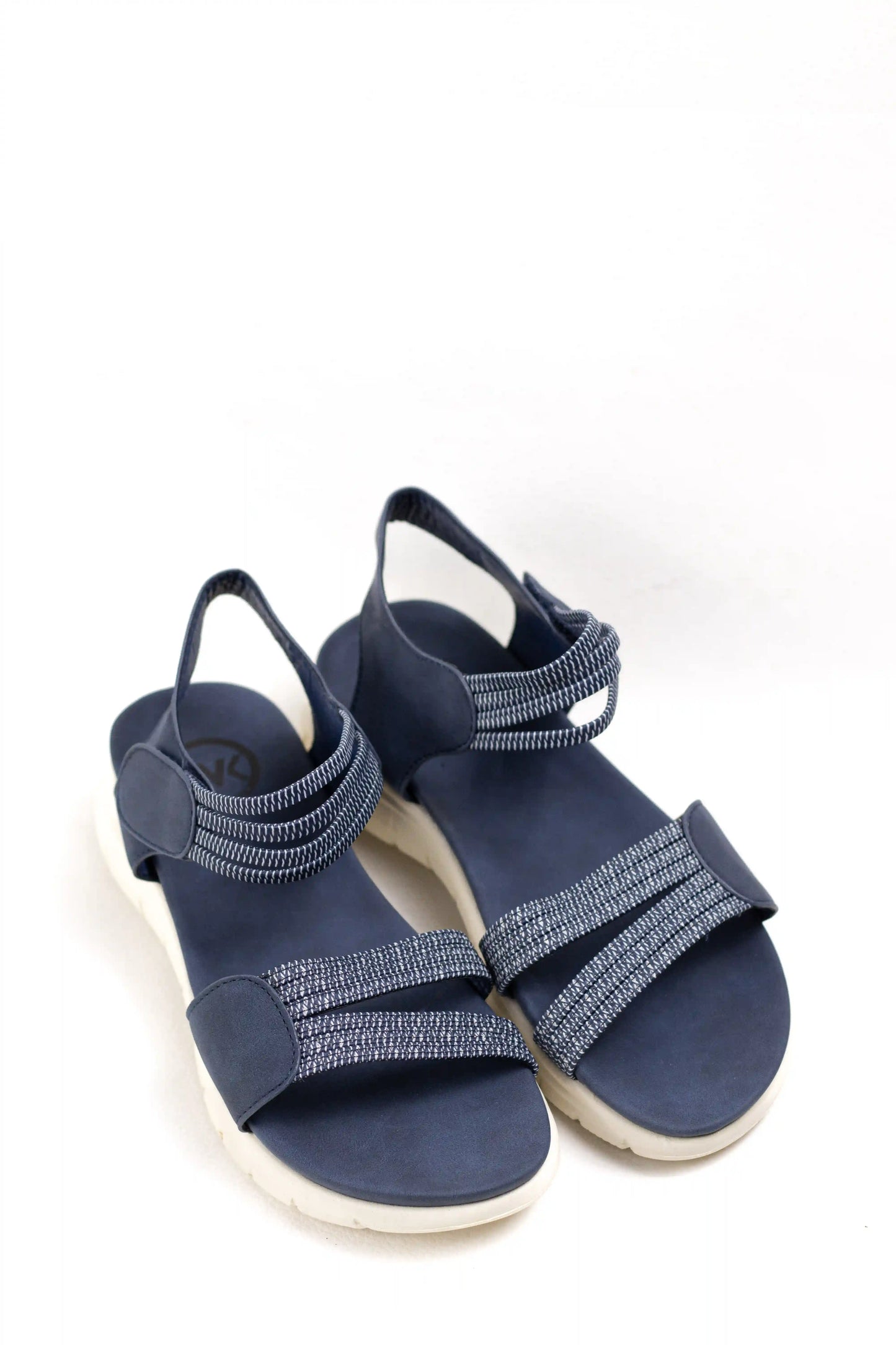 sandalias deportivas con plantilla acolchada cierre velcro diseno ligero y versatil color Azul marino talla 36