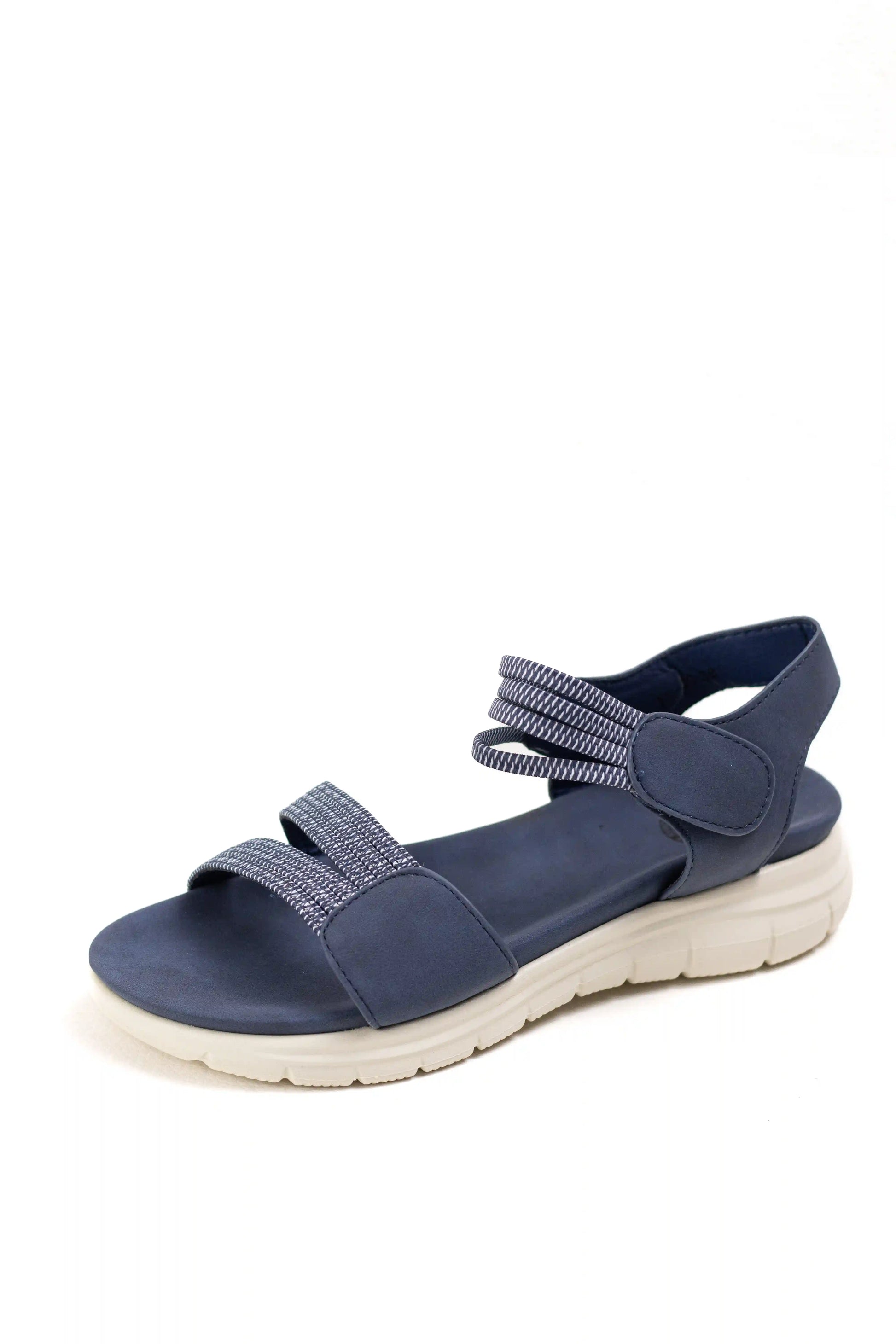 sandalias deportivas con plantilla acolchada cierre velcro diseno ligero y versatil color Azul marino talla 39