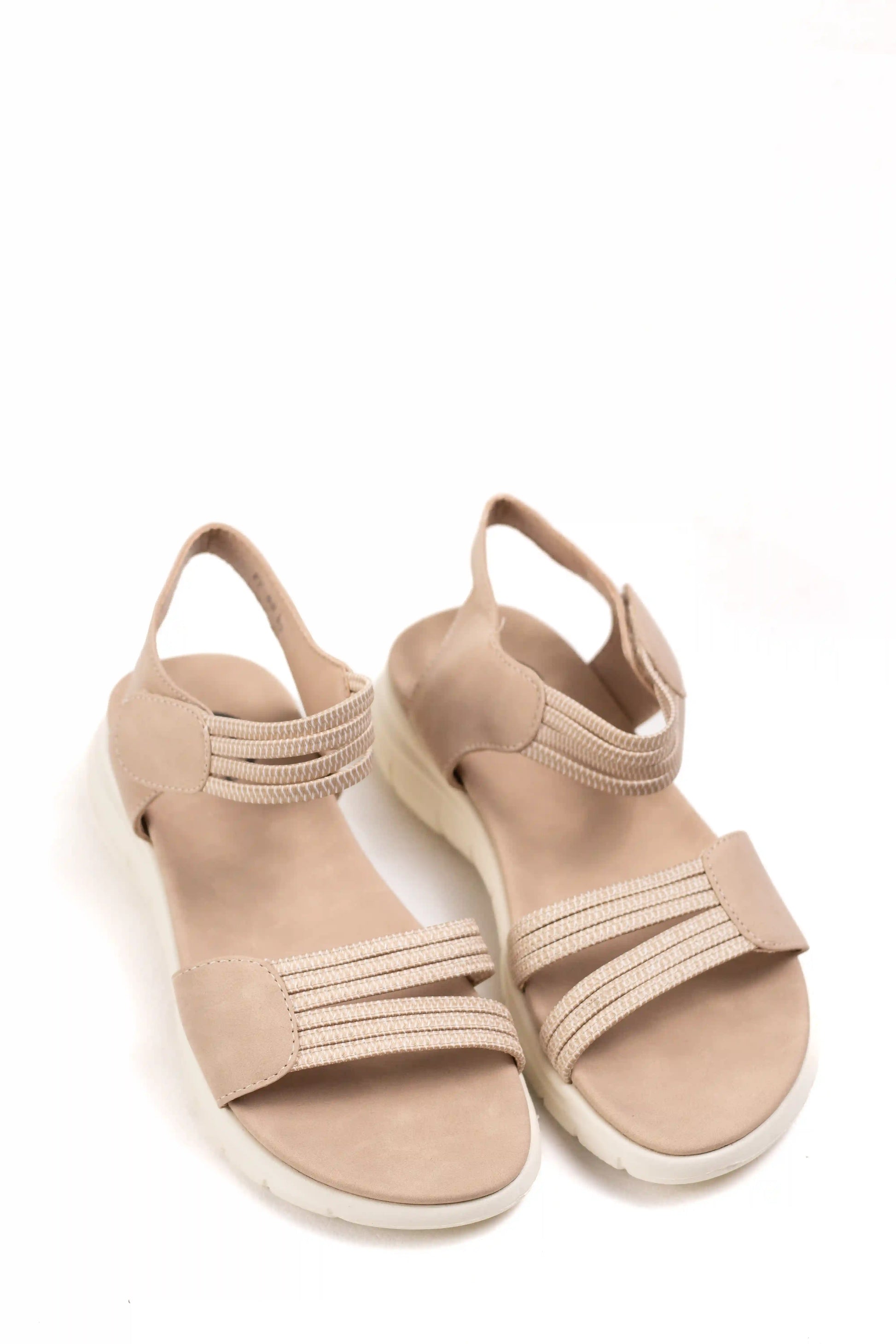 sandalias deportivas con plantilla acolchada cierre velcro diseno ligero y versatil color Kaki talla 37