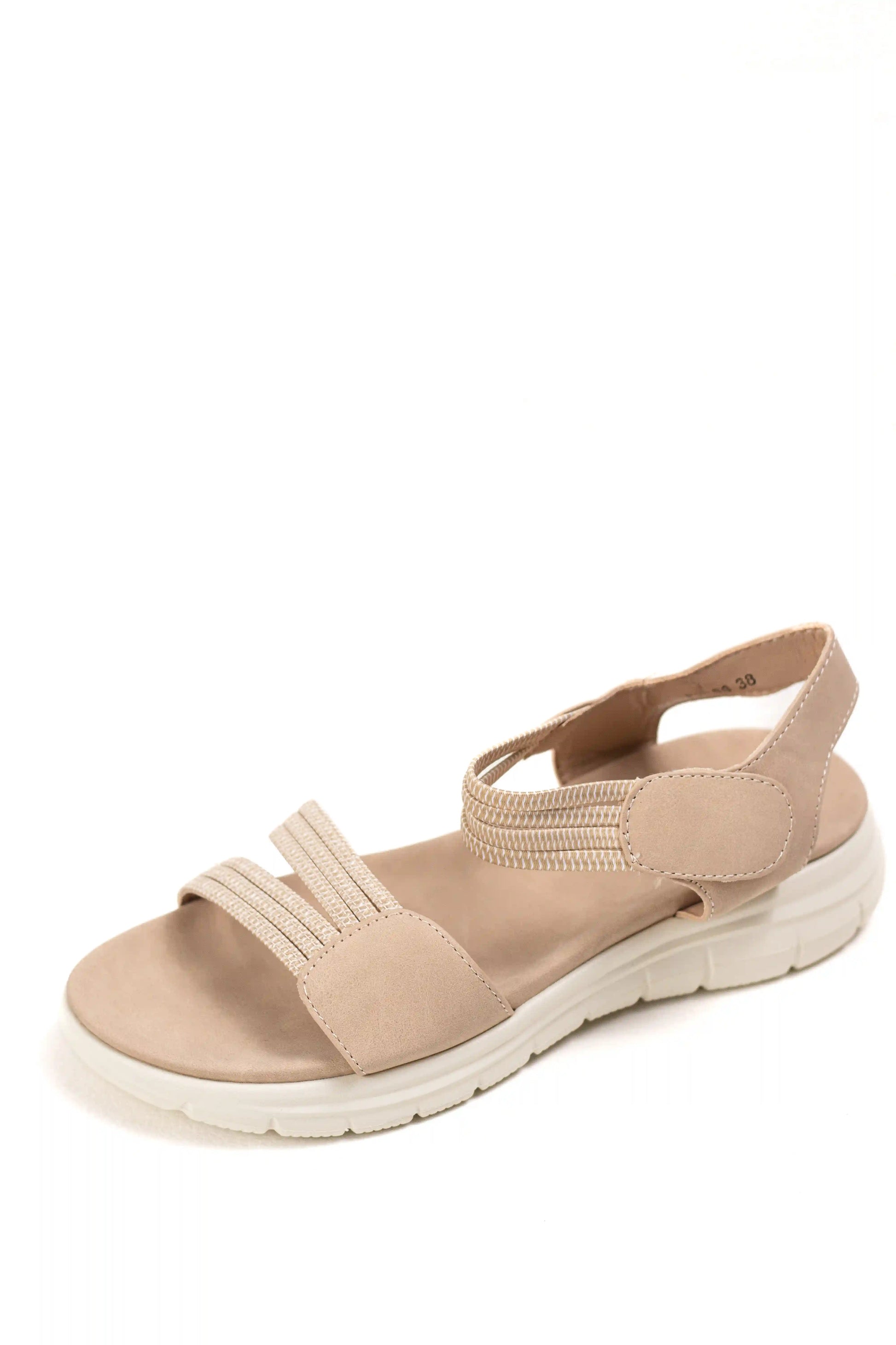 sandalias deportivas con plantilla acolchada cierre velcro diseno ligero y versatil color Kaki talla 40