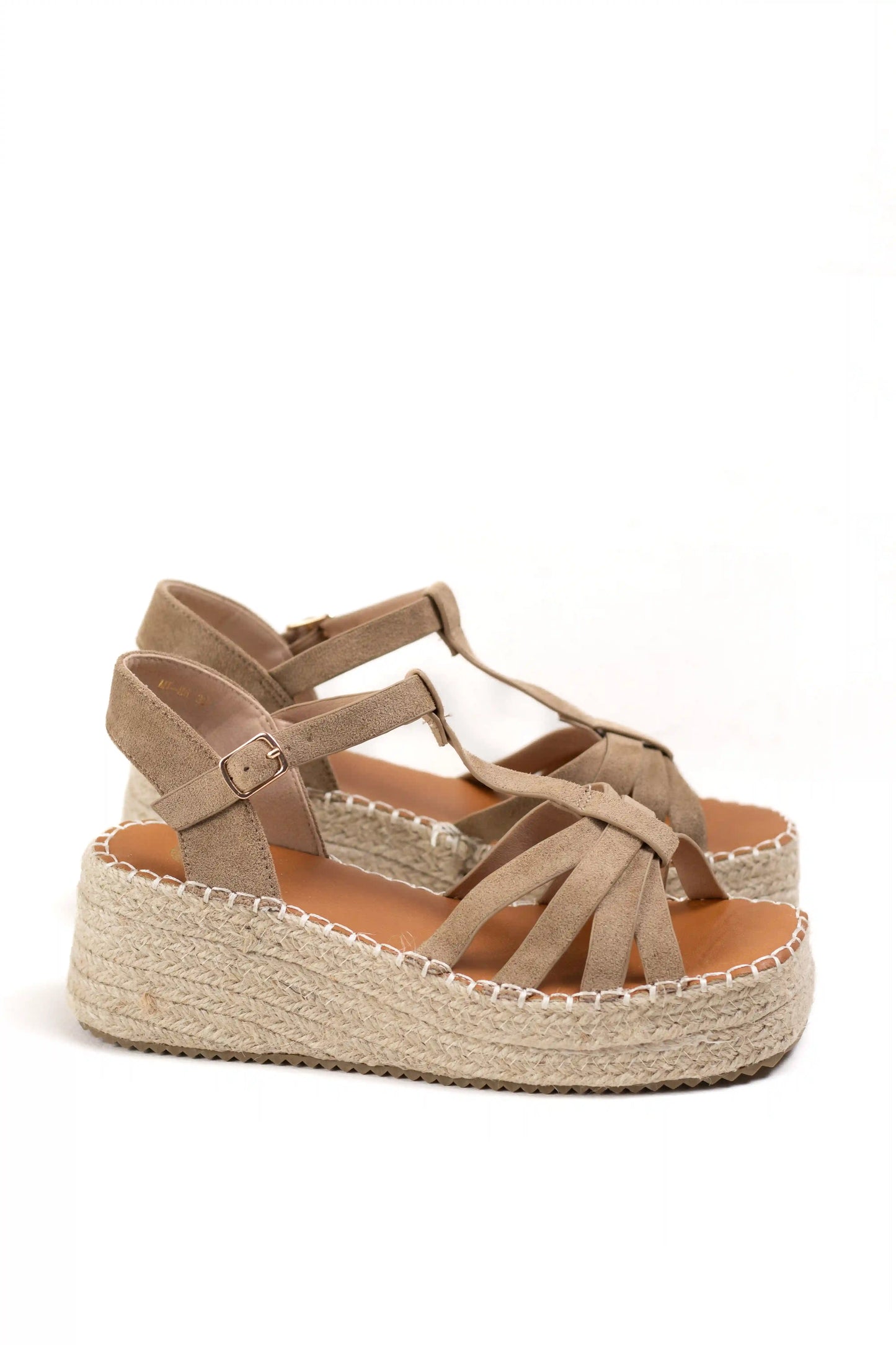 sandalias de plataforma con cuna de esparto y tiras cruzadas comodidad y estilo para verano color Negro talla 37