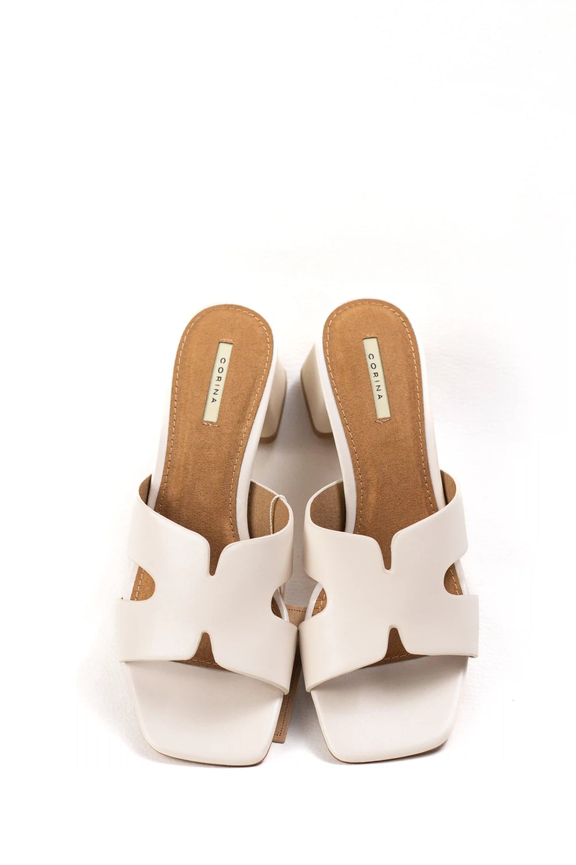 sandalias mule de tacon bajo cuadrado comodidad y estilo minimalista color Beige talla 37