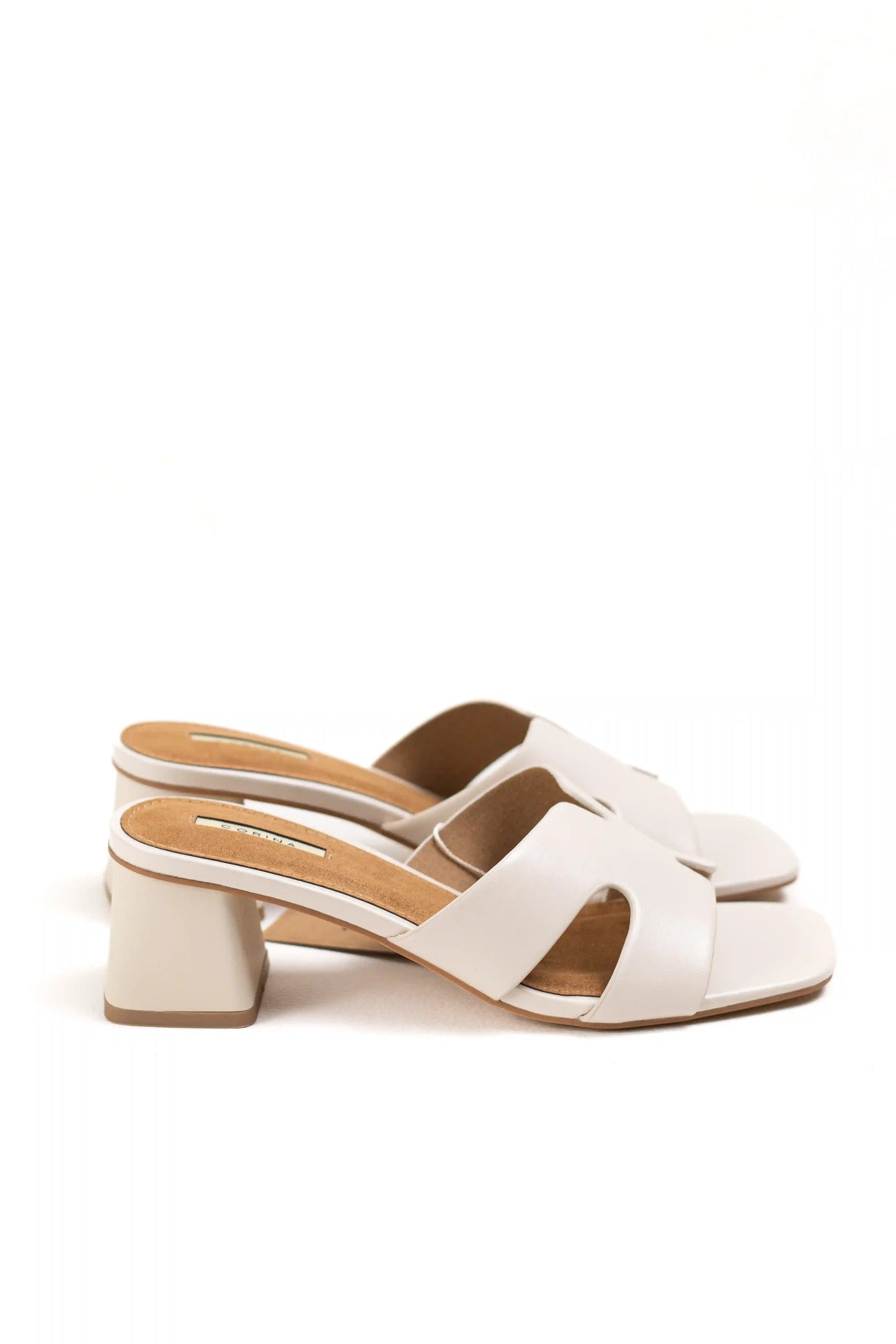 sandalias mule de tacon bajo cuadrado comodidad y estilo minimalista color Beige talla 39
