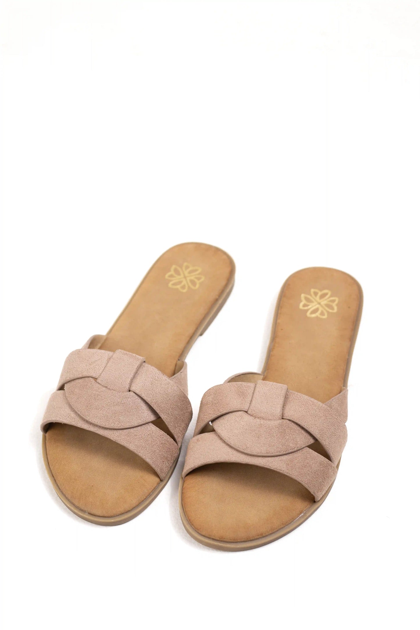 sandalias planas con plantilla acolchada diseno entrelazado comodas y versatiles para el verano color Kaki talla 39