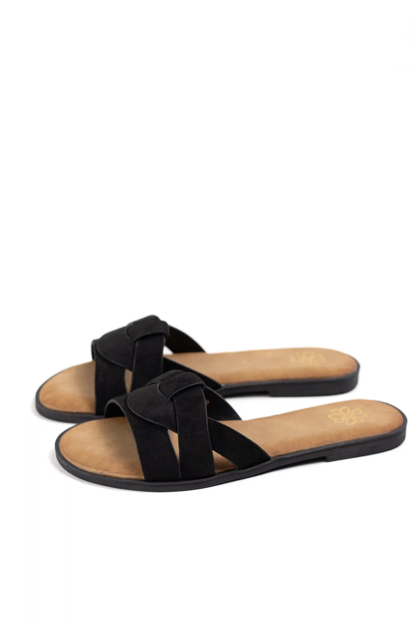 sandalias planas con plantilla acolchada diseno entrelazado comodas y versatiles para el verano color Negro talla 40