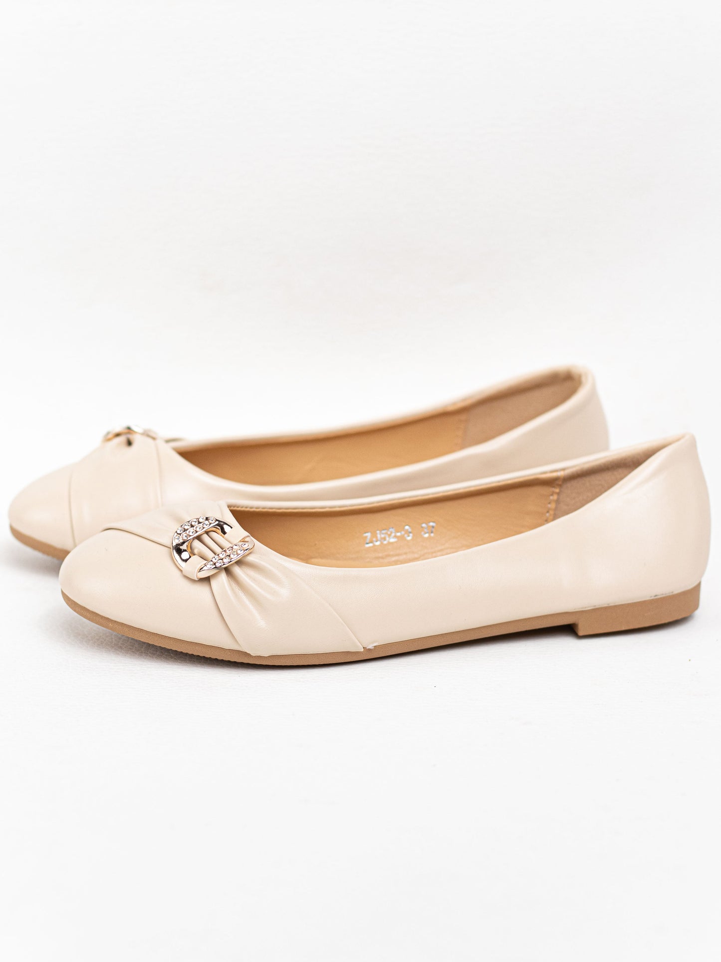 bailarinas planas diseno nudo Beige 36