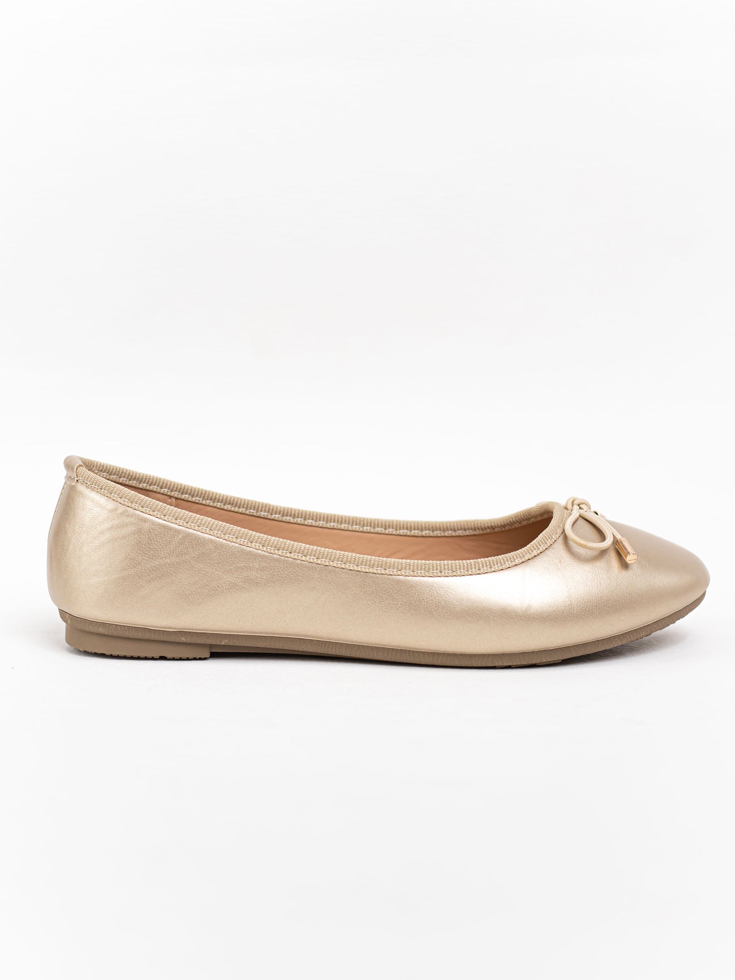 bailarinas planas con lazo Beige 36