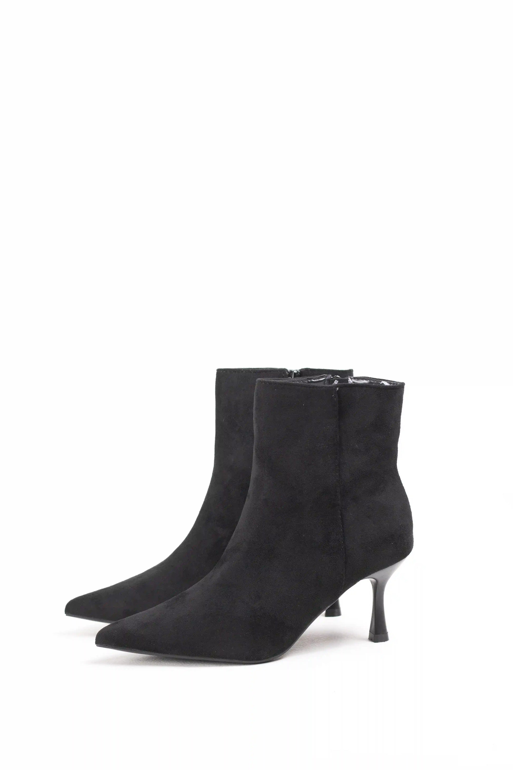 botines mujer tacon fino de aguja y punta fina elegante Khaki 41